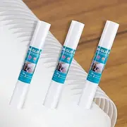 Enkis - Shelf Liner for Kitchen, 3 Rolls 45x150cm EVA Kitchen Liner, Non-Adhesive Non-Slip Food Grade Mat Shelf Liner for Cabinet, Pantry, Drawer, Fridge, Cupboard