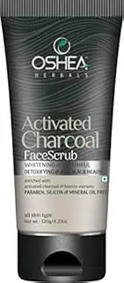 Oshea Herbals Charcoal Face Scrub, 120 gm