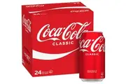 Coca - Cola Classic Soft Drink Multipack Cans 375ml X 24 Pack