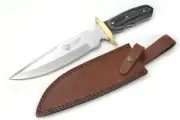 Wild Turkey Handmade Classic Wood Handle Stainless Steel Hunting FixBlade Outdo