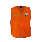 Canberra Raiders NRL Hi Viz Work Vest Orange