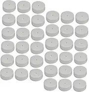 Baluue 1000Pcs Earring Back Pads Soft Foam Stoppers for Clip Earrings White Cushioning Replacement for Enhanced Comfort and Fit