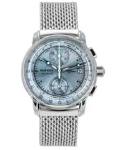 Zeppelin 100 Jahre Ed 1 Chronograph Tachymeter Telemeter 8670M4 50M Mens Watch