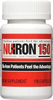 Nu-Iron 150 Capsule Supplements, 100 Count
