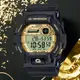 CASIO 卡西歐 G-SHOCK 黑金配色運動手錶 電子錶 GD-350GB-1