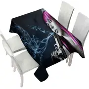 Lola Lovely Cool and Sexy Assassin Girl Tablecloth