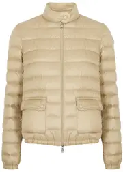 Moncler Lans Quilted Shell Jacket - Beige - 1 (UK 10 / S) 1 (UK 10 / S)