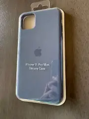 Genuine Apple iPhone 11 Pro Max Silicone Case - Alaskan Blue MX032ZM/A