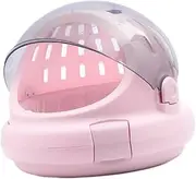 ＡＷＨＡＯ Small Dog Pet Carrier Bag Portable Transparent Space Capsule Cat Carrier Bag Pet Carrier Bag, Pink