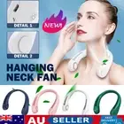 Rechargeable USB Neck Fan Neckband Leafless Cooling Cooler Effect Portable KP