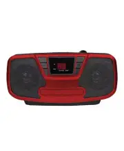 Radio MP3 CD Boom Box Aux Phone Jack Bluetooth USB/SD Remote Control, Pink