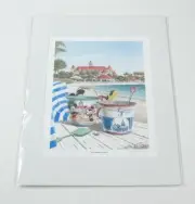 DISNEY'S GRAND FLORIDIAN DELUXE PRINT BY DOSS NEW WALT DISNEY WORLD 14” x 11”