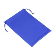 Ski Goggle Bag, Microfiber Snow Goggles Case Drawstring Pouch Blue