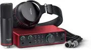 Focusrite Scarlett 2i2 Studio 4th Gen Recording Package Bundle MR DJ Pop Filter