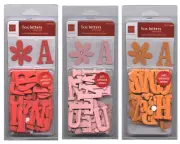ChatterBox Chipboard Box Letters Alphabets Scrapbook Craft Card Making 1.5"