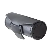[Generic] Leather Lipstick Case - Cylindrical Lip Balm, Holder for Women | Portable Lipstick Bag, Compact Lipstick Organizer Elegant, Travel Gift Case, Organizer co, Black, riferimento alla descrizione