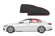 Genuine SNAPSHADES Car Rear Window Shades for Mercedes-Benz C-Class Sedan 5th...