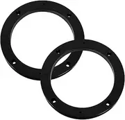 Zerodeko 1Pair Car Speaker Spacer Rings Plastic Speaker Adapter Easy Install Vehicle Audio Accessory for Improved Sound Clarity and Noise Reduction