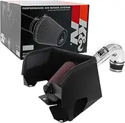 K&N Cold Air Intake System: High-Flow Air-Filter, Increase Performance & Horsepower: Compatible with 2019-2022 RAM 1500; 2019 DODGE 1500, 77-1578KP