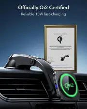 ESR for Qi2 15W MagSafe Car Mount Charger, Qi2-Certified MagSafe Car Charger
