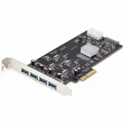 StarTech.com 4-Port USB PCIe Card, USB 3.2 5Gbps, PCI Express Expansion Card with 4x Independent USB Controllers