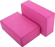 Mipcase 2pcs Non-slip Yoga Blocks for Pilates Stretching Portable Exercise Bricks
