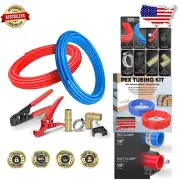 Complete 1/2-In PEX Starter Kit with Crimper & Cutter - All Essentials Included