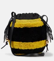 [Loewe] Loewe Paula's Ibiza Bee raffia crossbody bag One Size yellow