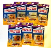 The Monkees / Johnny Lightning Hollywood on Wheels / 7 die cast Monkeemobiles