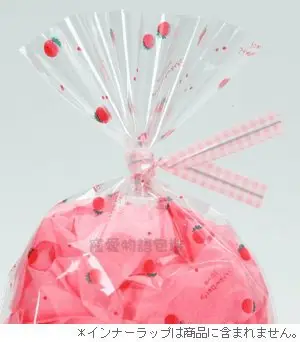 【寵愛物語包裝】日本進口 可愛格紋 寶貝粉 飽和色 魔帶 束口 封口 每包10入~日本製