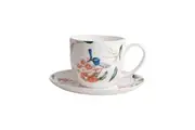 Ashdene 230ml Blue Wren Eucalyptus Drinking Fine Bone Coffee Cup Saucer Plate