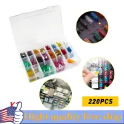 440pcs MINI Blade Fuse Assortment Auto Car Motorcycle SUV FUSES Kit APM ATM UTV