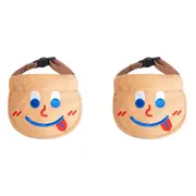 2x Pidan Adjustable 7-12cm Pet Cat/Kitten Small Dog Bib Collar Accessory Orange