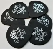 Dunlop 482R Tortex Black Jazz lll guitar picks 6 pack .50mm