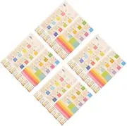 COHEALI 24 Sets Index Sticker School Calendar Stickers Schedule Stickers Planner Tabs Schedule Calendar Stickers Planning Index Tab Stickers for Calendars Notebook Sticker