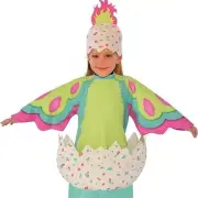 Girls Costume XS Teal Pengualas Hatchimal Child Size 4/5 Halloween Dress Up New