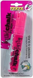 TEXTA 0388030 LIQUID CHALK MARKER, DRY WIPE PINK