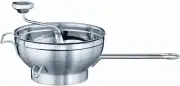 Rösle Stainless Steel Food Mill with Handle and 2 Grinding Disc Sieves