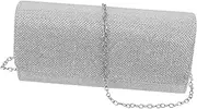 [Minkissy] Sparkling Evening Bag Clutch Purse for Women Stylish Envelope Handbag with Chain for Prom Wedding and Party Events Durable and Fashionable Design