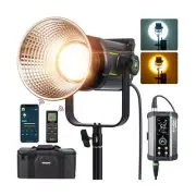 weeylite Ninja400 II 150W COB LED Continuous Video Light Bi-Color 2800-6800K ...