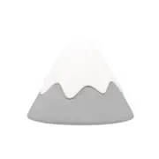 Snow Mountain Light Creative Bedroom Bedside Sound Controlled Led Charging Atmosphere Light Adjustable Eye Protection Night Light (Gray)