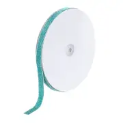 Metallic Glitter Velvet Ribbon 9/16 Inch x 25 Yard Gift Wrap Light Blue