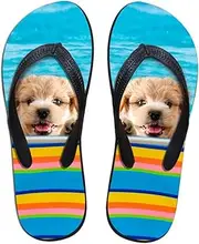 [FOR U DESIGNS] Men's Synthetic Slippers 7-8 B(M) US Dog-5