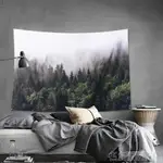 北歐森林掛毯INS風掛布背景布畫布墻布斯堪的納維 名創家居館