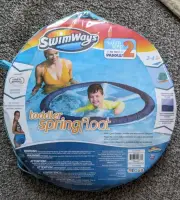 SwimWays Toddler Spring Float Swim Step 2 My First Paddle for 2-4Yrs *blue*