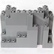 LEGO® Dark Bluish Grey Rock Panel Rectangular Brick 4 x 10 x 6 Part 6082 Gray