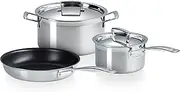 [Le Creuset] 3 Ply Stainless Steel Cookware Set (3 Pieces)