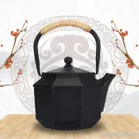 在飛比找Yahoo!奇摩拍賣優惠-現貨熱銷-復古日本八角鑄鐵壺茶壺批發 日式工夫茶具無涂層茶壺