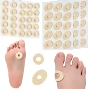 Corn Cushions, Soft Latex Foam Self Adhesive Callus Pads Corn Pad Anti Friction Reduce Foot And Heel Pain(90pcs, Skin Color)