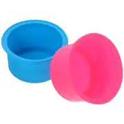 2pcs Unique Practical Wax Melting Container Bowl Wax Heater Silicone Bowl Home